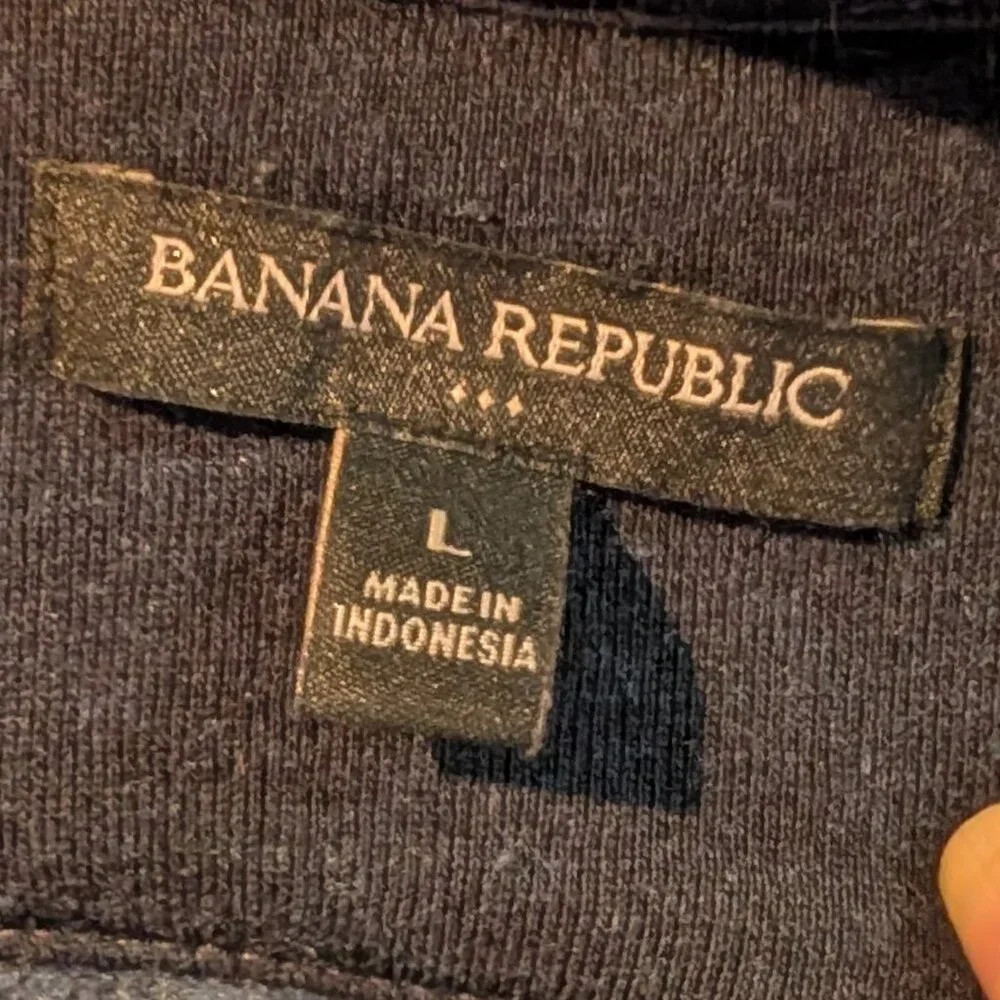 Banana Republic Hoodie Navy Blue Size Large